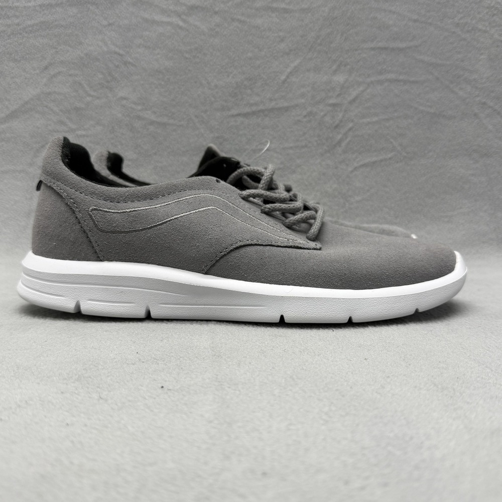 Vans ISO 1.5 Shoes Womens Size 7 Gray Suede UltraCush Lite Low Top Casual